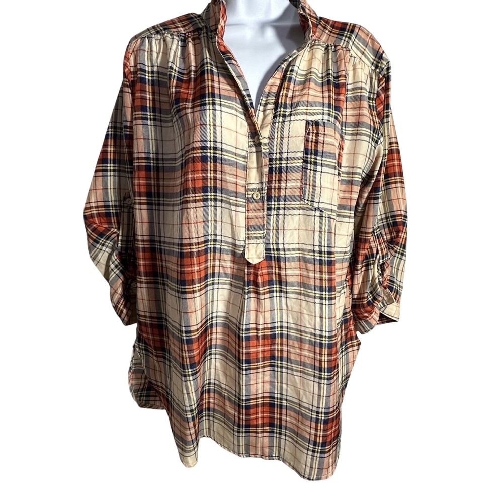 CALS Multicolor Plaid Shirt Women's Size Medium